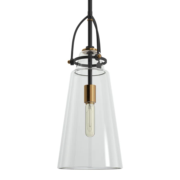 Single Light Glass Dimmable Pendant
