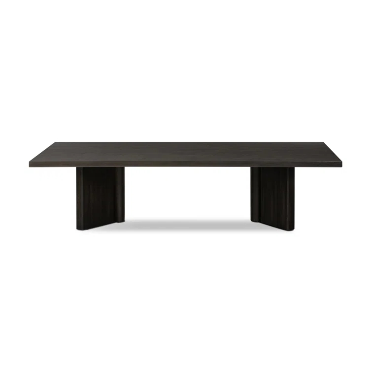 Huxley Smoked Black Veneer Rectangular Coffee Table with Storage