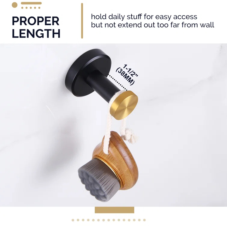 AngleSimple AE083 Stainless Steel Wall Mounted Robe Hook
