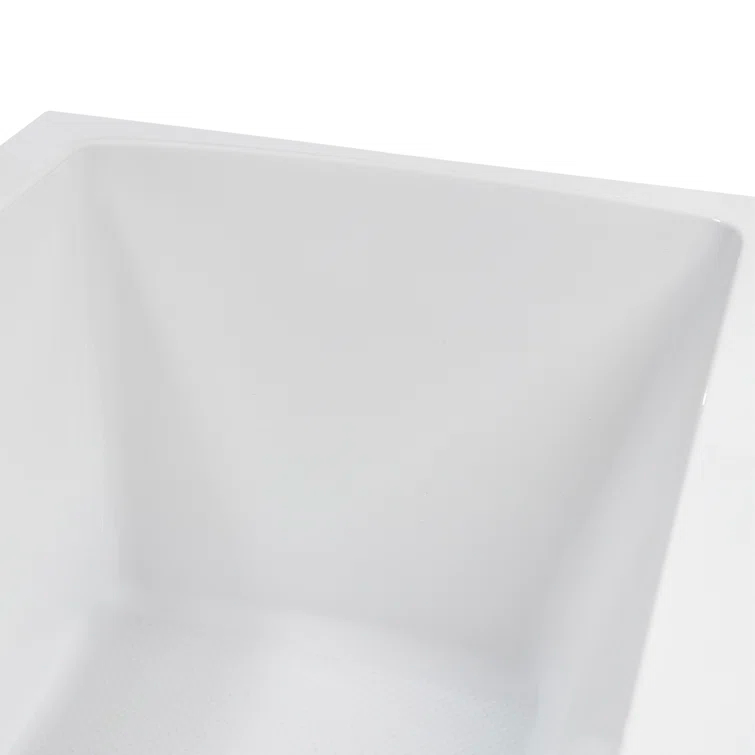 60'' x 32'' Acrylic Soaking Drop-In Bathtub, Drain Included