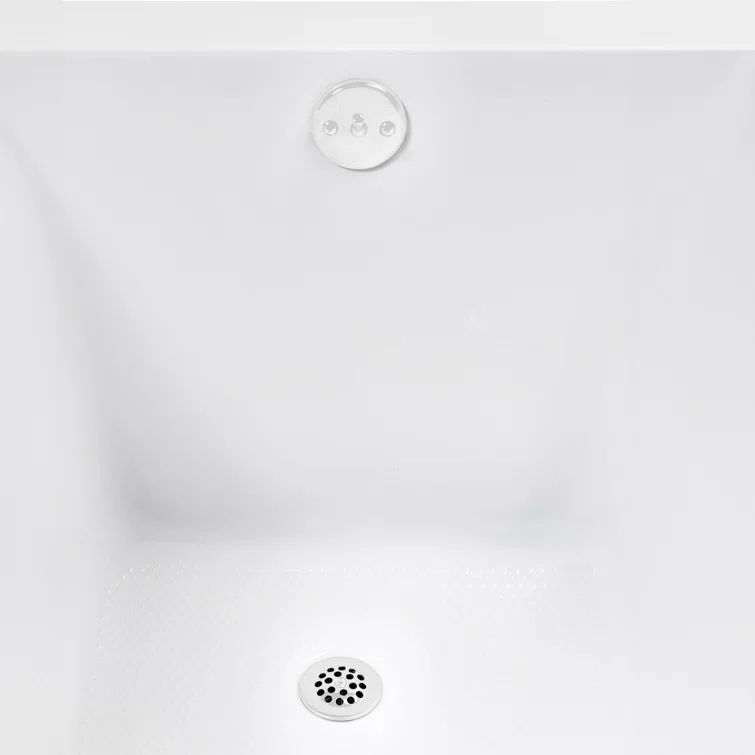 60'' x 32'' Acrylic Soaking Drop-In Bathtub, Drain Included