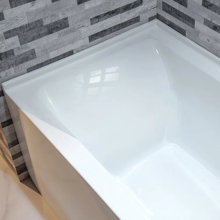 Vine 60'' x 30'' Alcove / Tile In Soaking Acrylic Bathtub