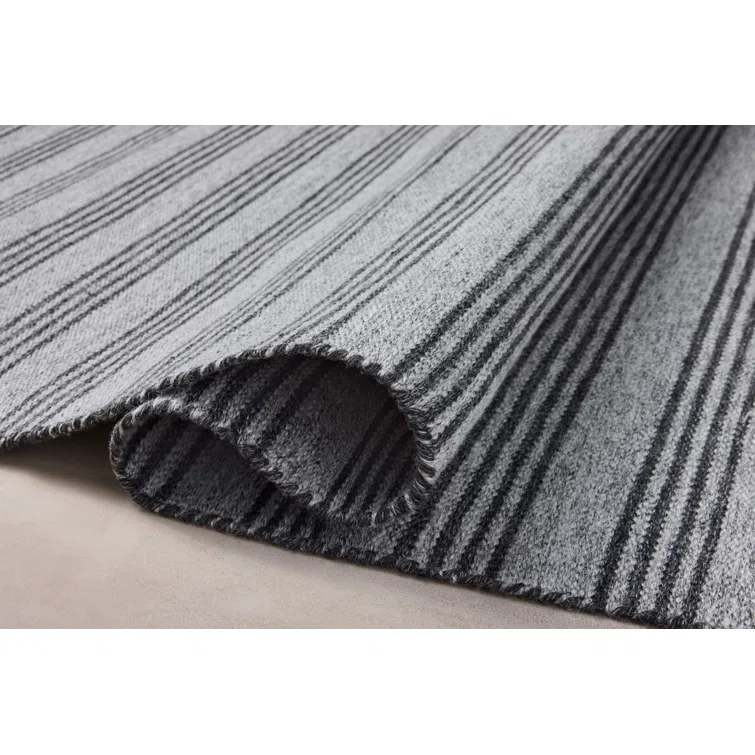 Magnolia Home by Joanna Gaines x Loloi Indoor / Outdoor Charlie Dove / Charcoal Area Rug