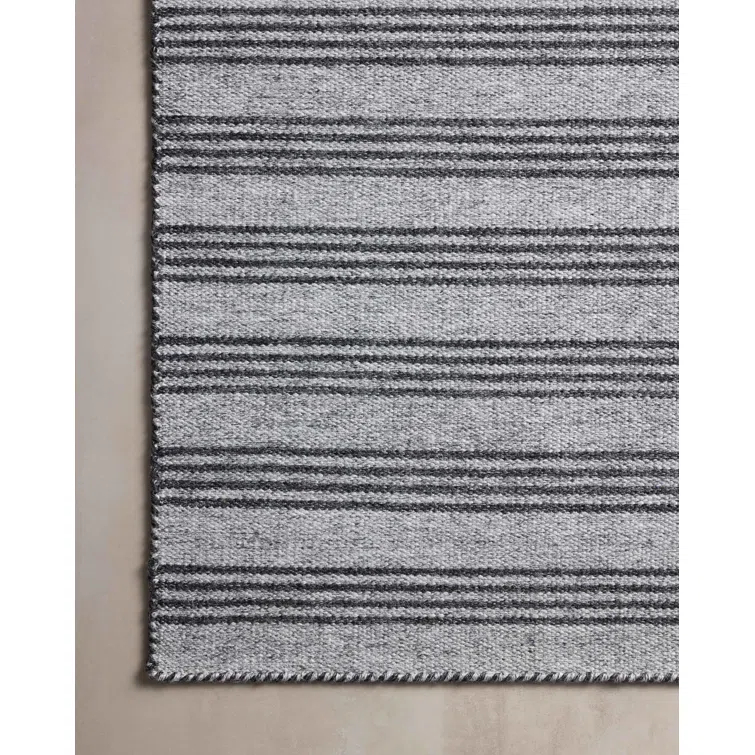 Magnolia Home by Joanna Gaines x Loloi Indoor / Outdoor Charlie Dove / Charcoal Area Rug