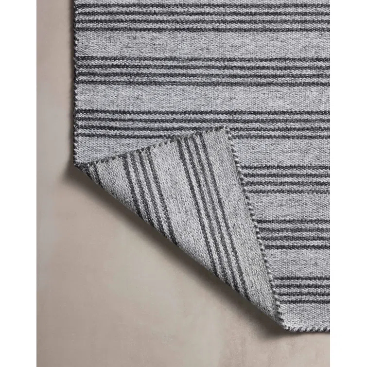 Magnolia Home by Joanna Gaines x Loloi Indoor / Outdoor Charlie Dove / Charcoal Area Rug