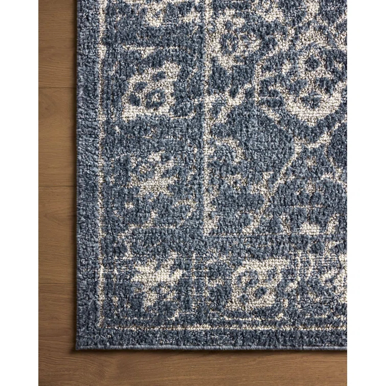 Magnolia Home by Joanna Gaines x Loloi Gigi Navy / Stone Area Rug