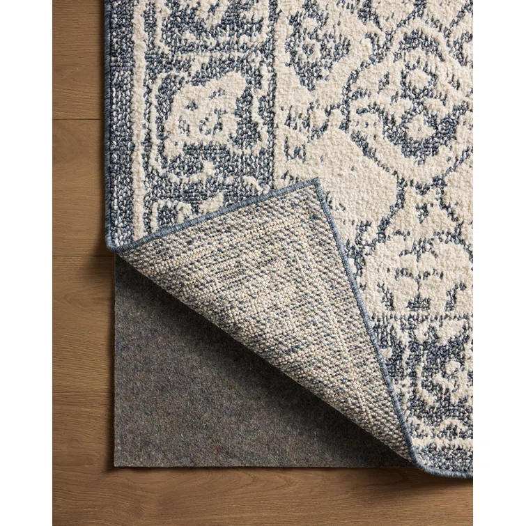 Magnolia Home by Joanna Gaines Gigi Ivory / Blue Area Rug