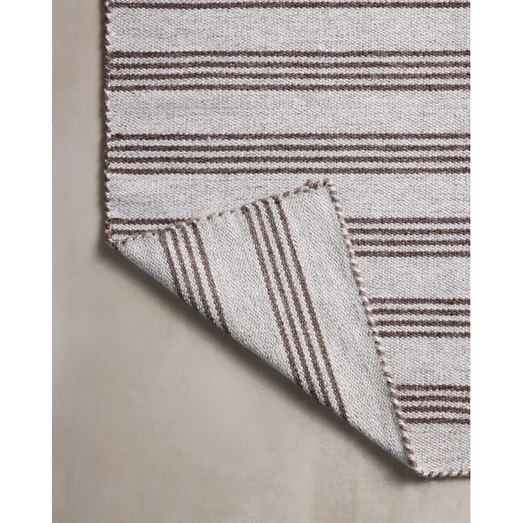 Magnolia Home by Joanna Gaines x Loloi Indoor / Outdoor Charlie Silver / Bark Area Rug
