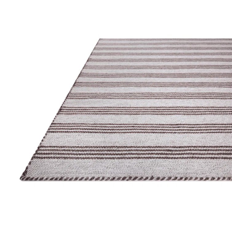 Magnolia Home by Joanna Gaines x Loloi Indoor / Outdoor Charlie Silver / Bark Area Rug