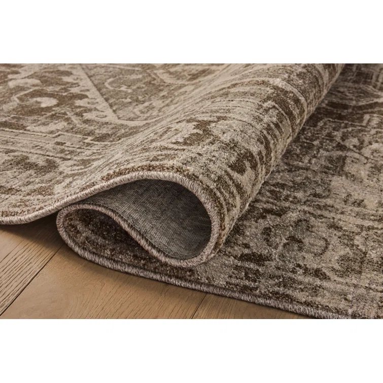 Magnolia Home by Joanna Gaines x Loloi Mona Cocoa / Stone Area Rug