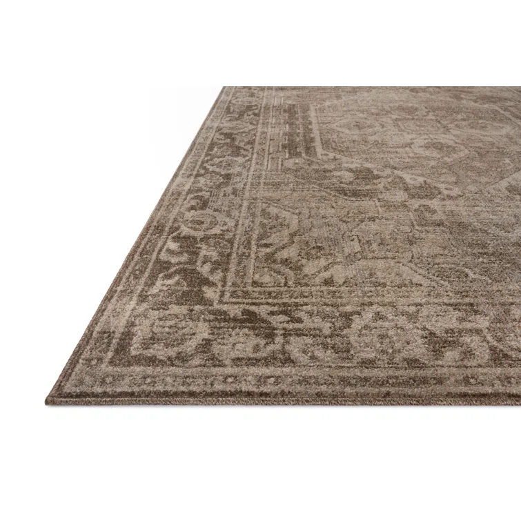 Magnolia Home by Joanna Gaines x Loloi Mona Cocoa / Stone Area Rug