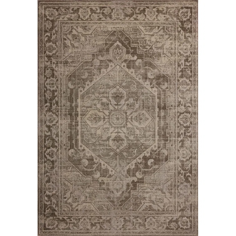 Magnolia Home by Joanna Gaines x Loloi Mona Cocoa / Stone Area Rug