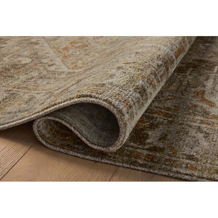 Magnolia Home by Joanna Gaines x Loloi Mona Brown Area Rug