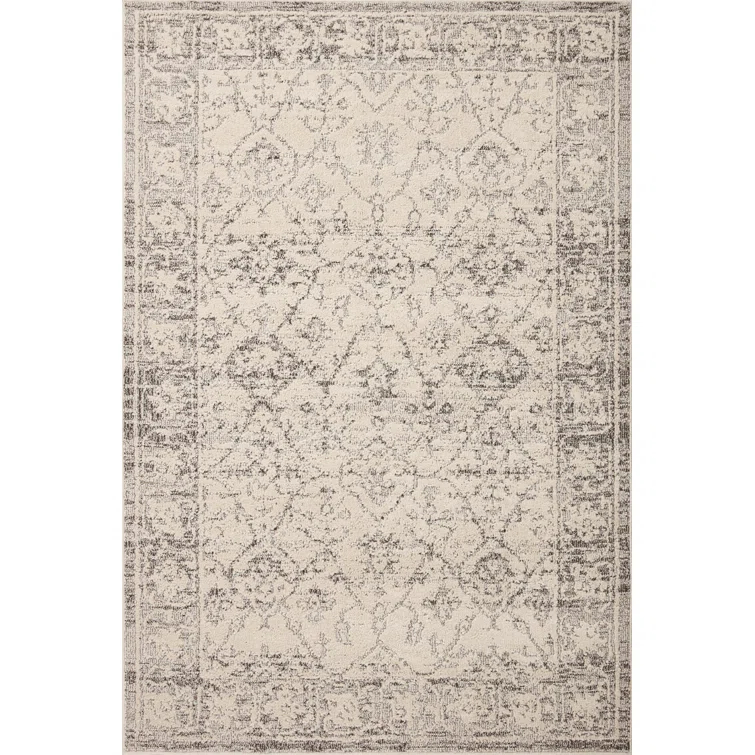 Magnolia Home by Joanna Gaines x Loloi Gigi Ivory / Stone Area Rug