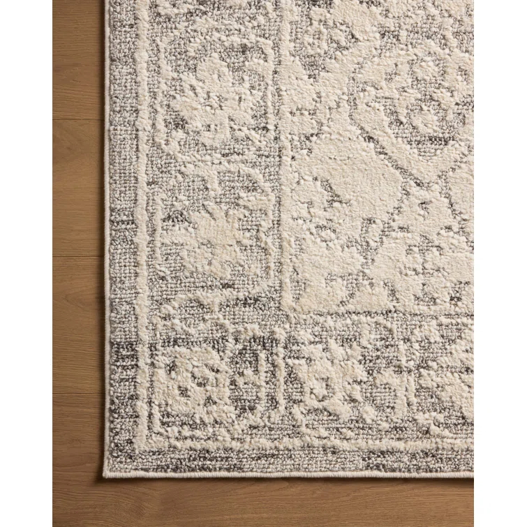 Magnolia Home by Joanna Gaines x Loloi Gigi Ivory / Stone Area Rug