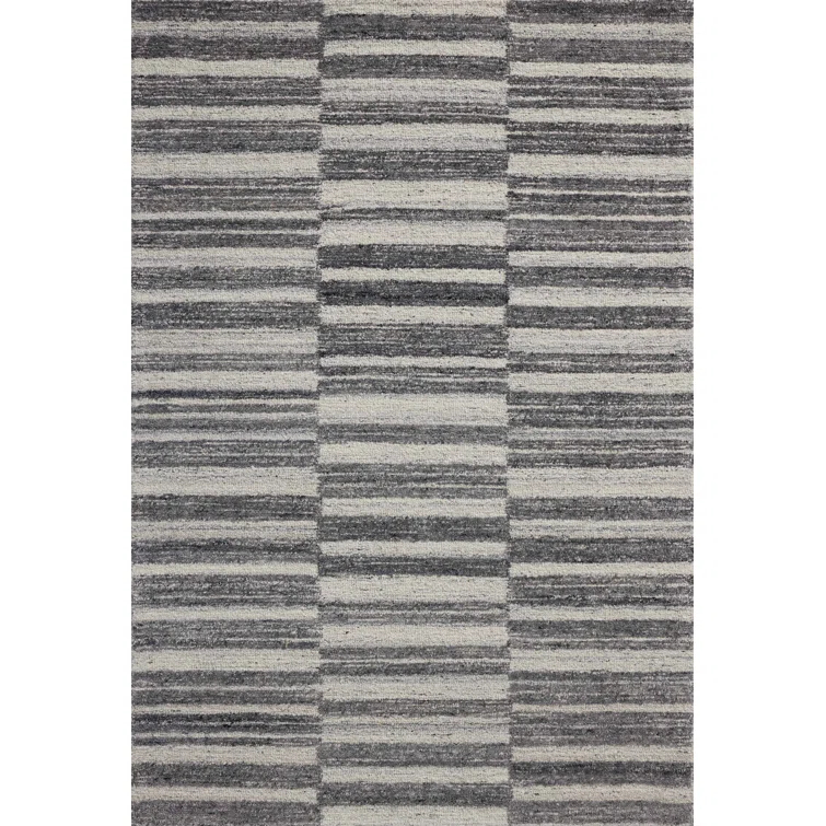 Magnolia Home by Joanna Gaines x Loloi Rae Charcoal / Mist Area Rug