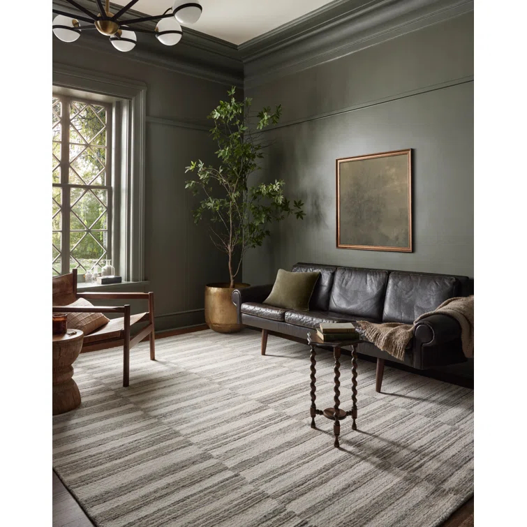 Magnolia Home by Joanna Gaines x Loloi Rae Stone / Ivory Area Rug