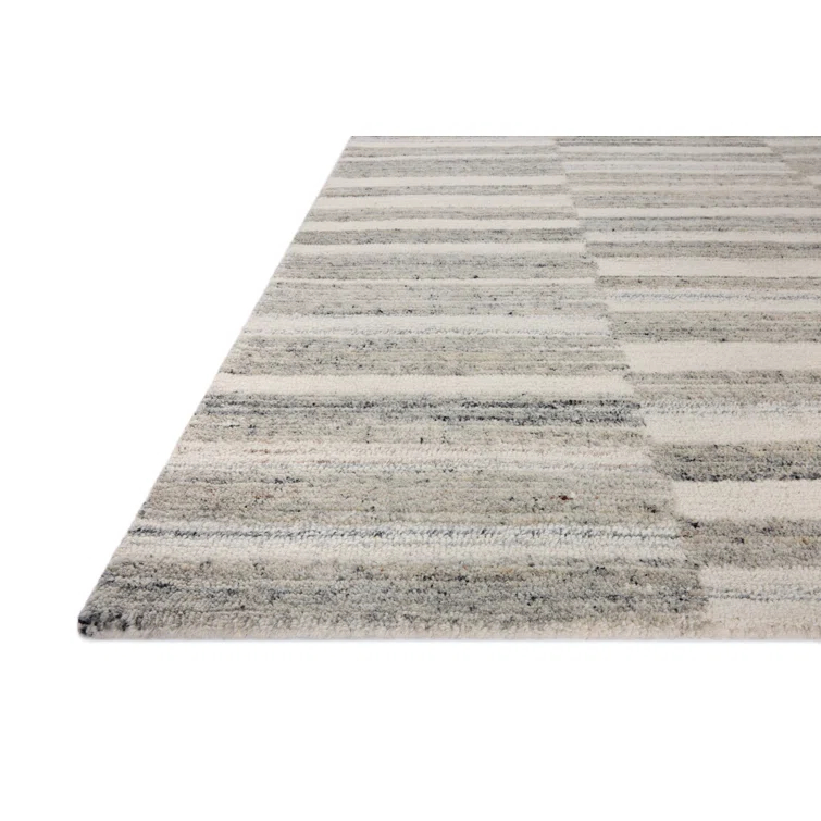 Magnolia Home by Joanna Gaines x Loloi Rae Stone / Ivory Area Rug