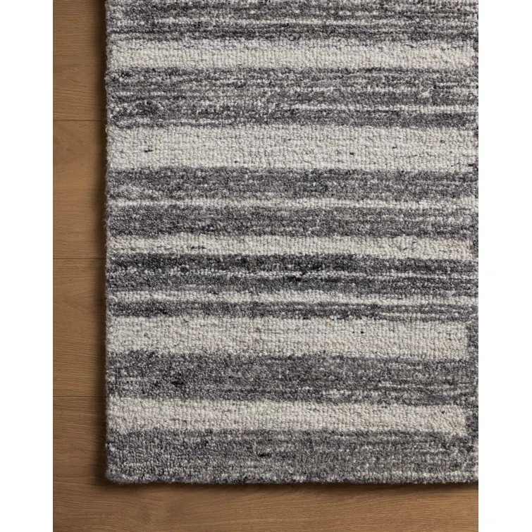 Magnolia Home by Joanna Gaines x Loloi Rae Charcoal / Mist Area Rug