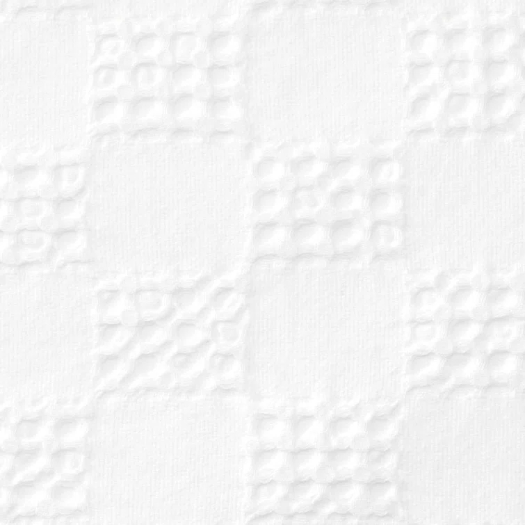 White Cotton Waffle Weave Kitchen Towel Set