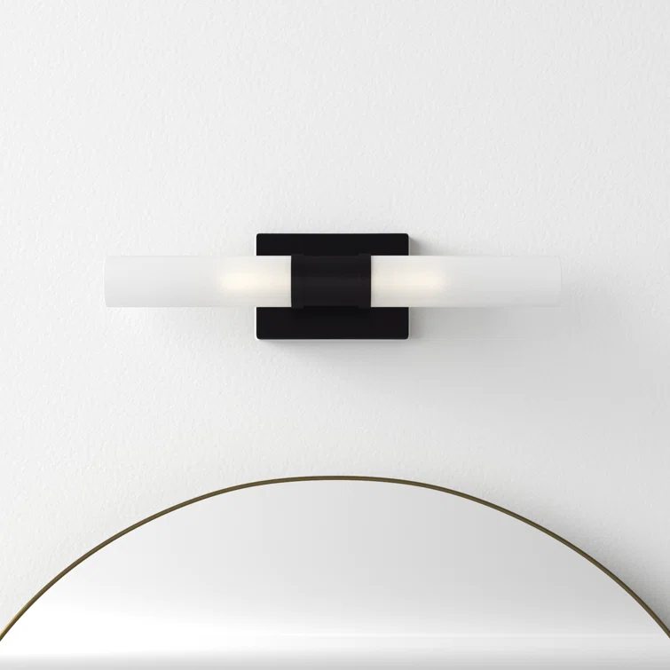 Evelien 2 Light Frosted Dimmable Vanity Light