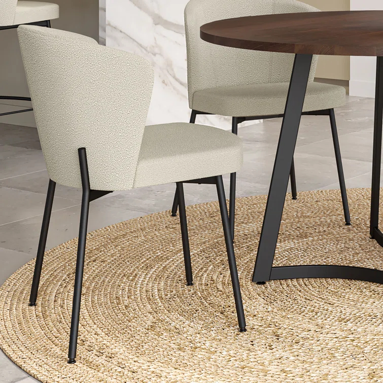 Joelle 5 - Piece Solid Wood Top Double Pedestal Dining Set