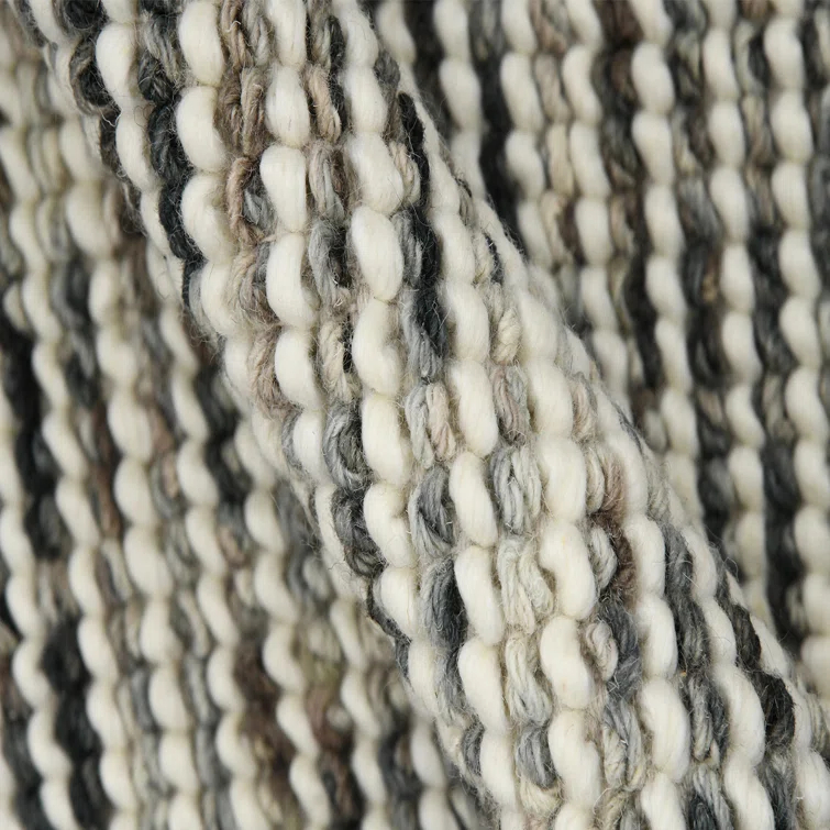 Cableknit Striped Rug