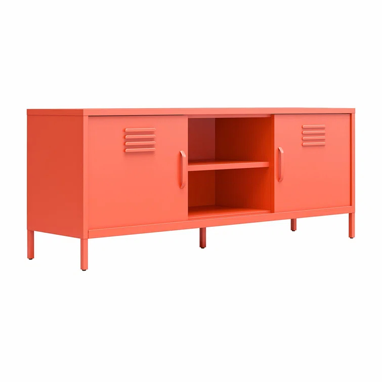 Cache Metal Locker-Style TV Stand for TVs up to 65"