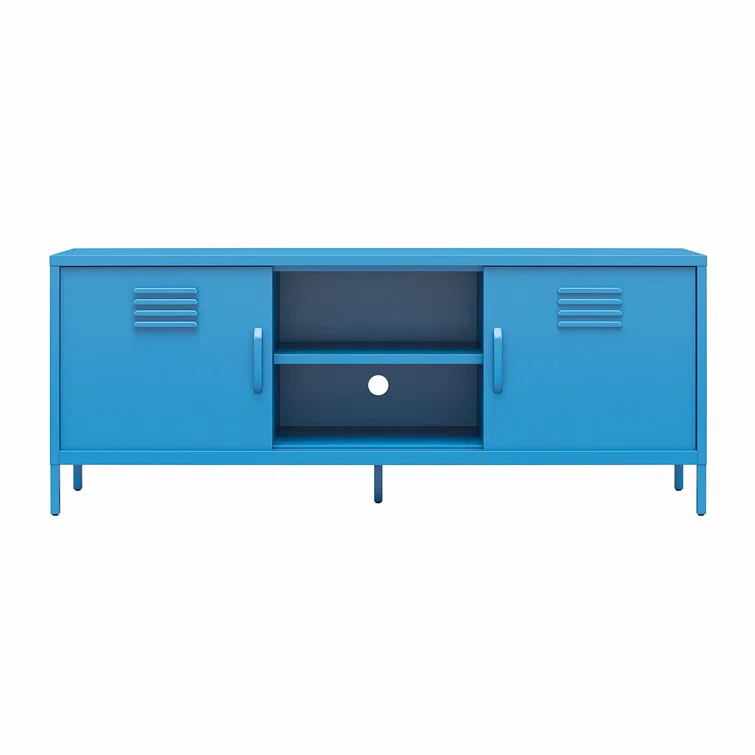 Cache Metal Locker-Style TV Stand for TVs up to 65"