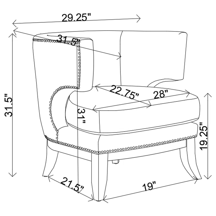 Dominic Upholstered Armchair