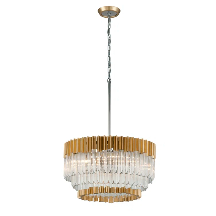 Charisma 10-Light Shaded Tiered Chandelier