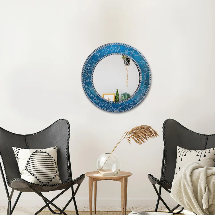 World Menagerie Cobberas Round Wall Mirror