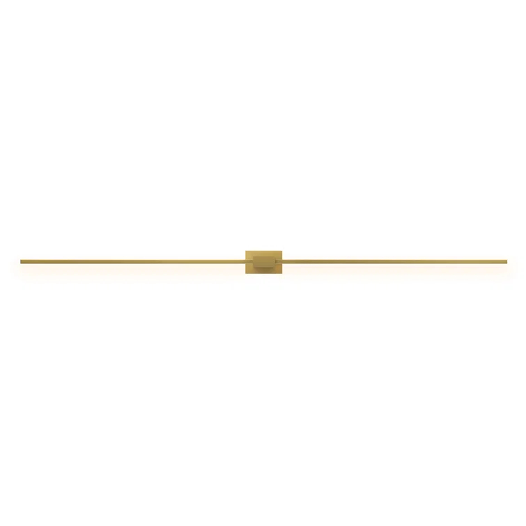 Gold Dimmable LED Vanity Wall Sconce