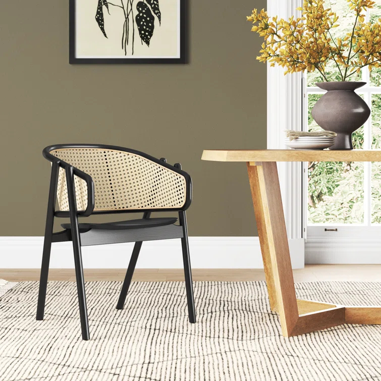 Caraline Rattan Back Dining Chair