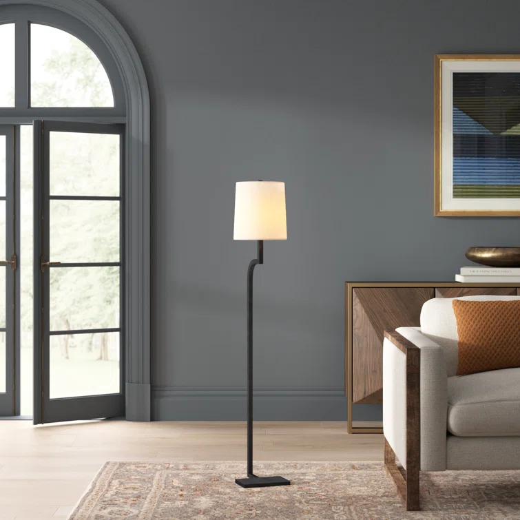 Howard 52.5'' Dimmable Swing Arm Floor Lamp