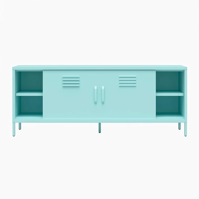 Cache Metal Locker-Style TV Stand for TVs up to 65"