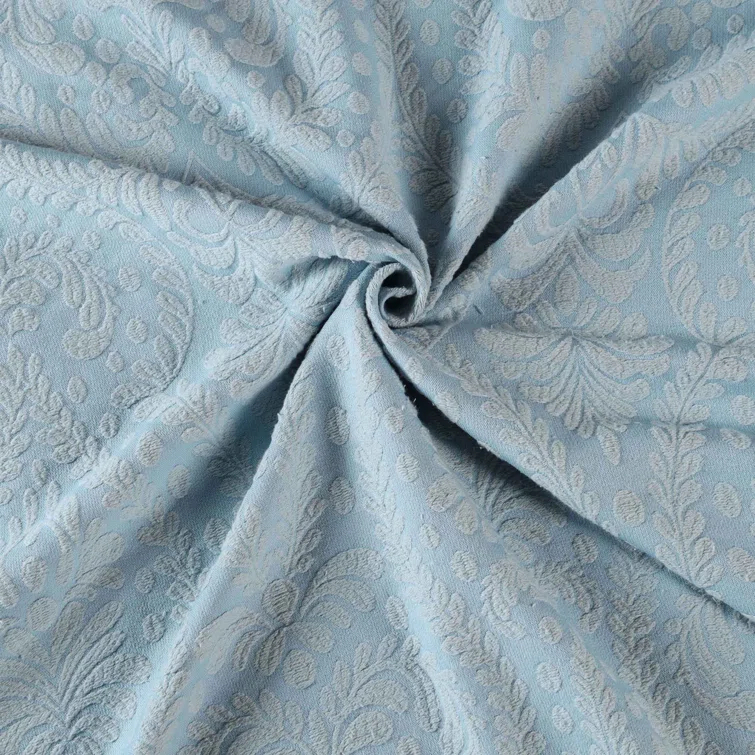 Aspen Floral Scalloped Edge Cotton Blend Coverlet / Bedspread Set