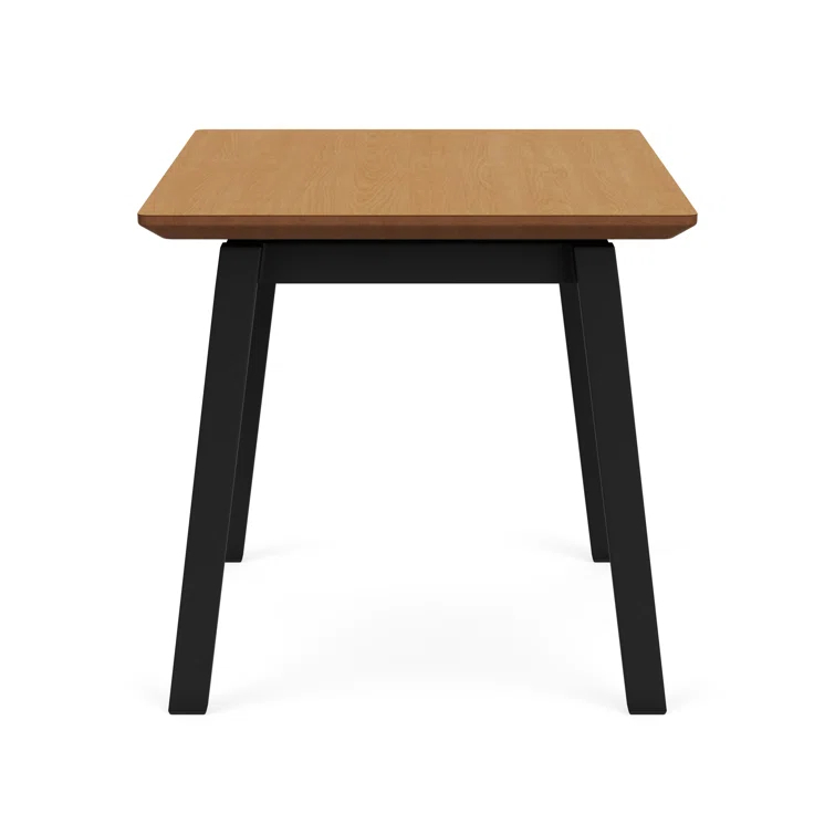 Newport Waiting Reception End Table Metal Frame 20x20" High Pressure Laminate Top
