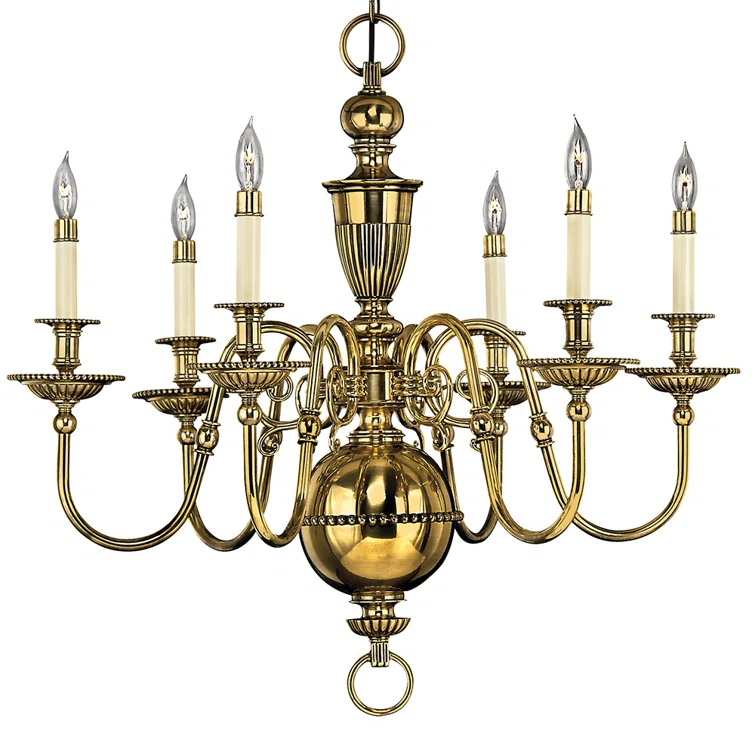 Medium Single Tier Chandelier In Traditional Style 29 Inches Wide By 26.5 Inches High Hinkley Lighting 4416Bb