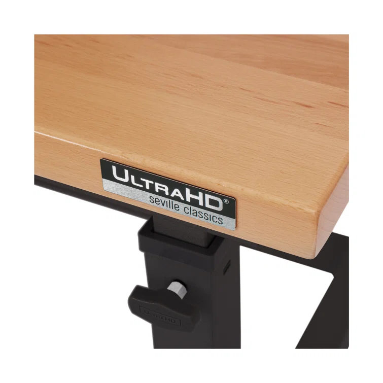 Seville Classics UltraHD Adjustable Height Workbench, 48" W x 24" D x 28.5" - 42" H