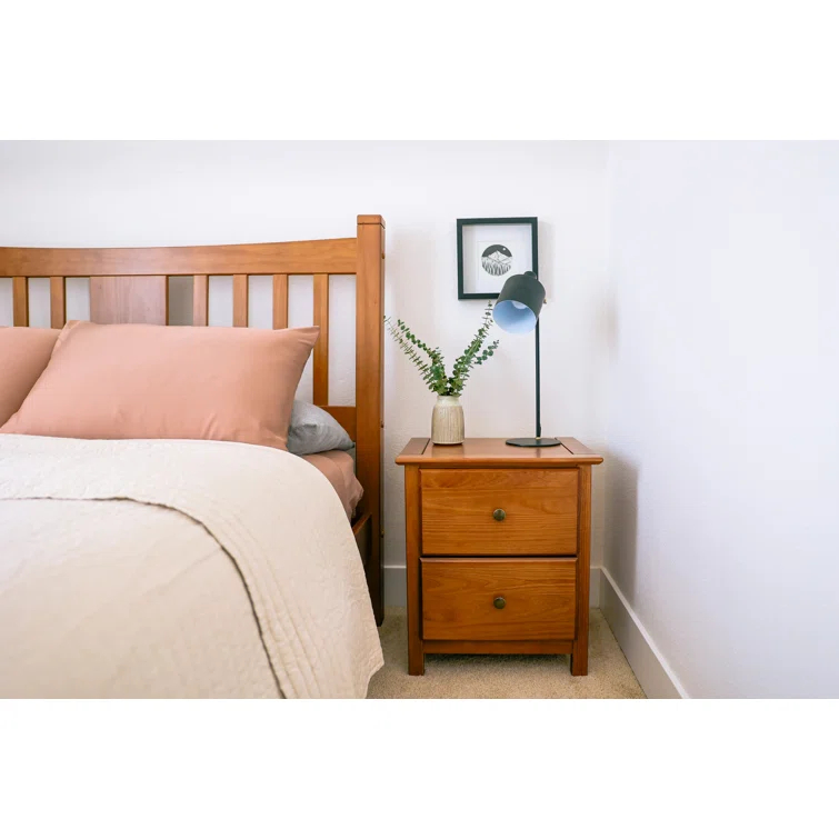 Shaker Solid Wood Slat Bed