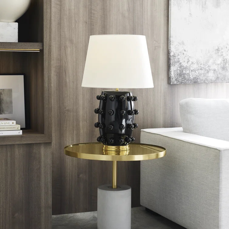 Edison 26.5'' Outdoor Plaster White Modern Table Lamp