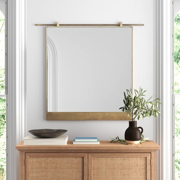 Hutton Metal Flat Wall Mirror