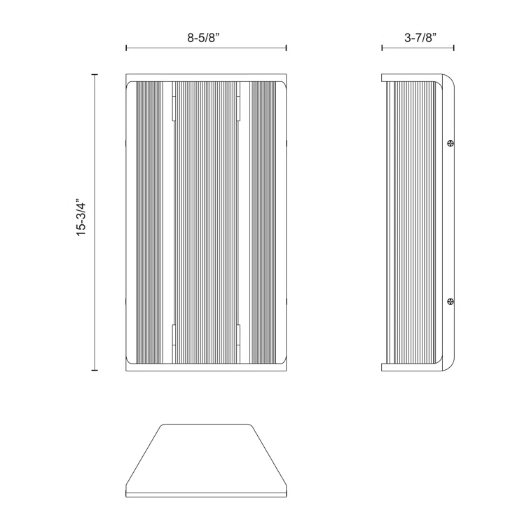 Alora Lighting Sabre 2 - Light Dimmable LED Bath Bar