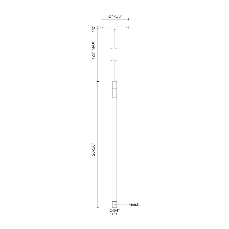 Motif Single Light Dimmable LED Pendant
