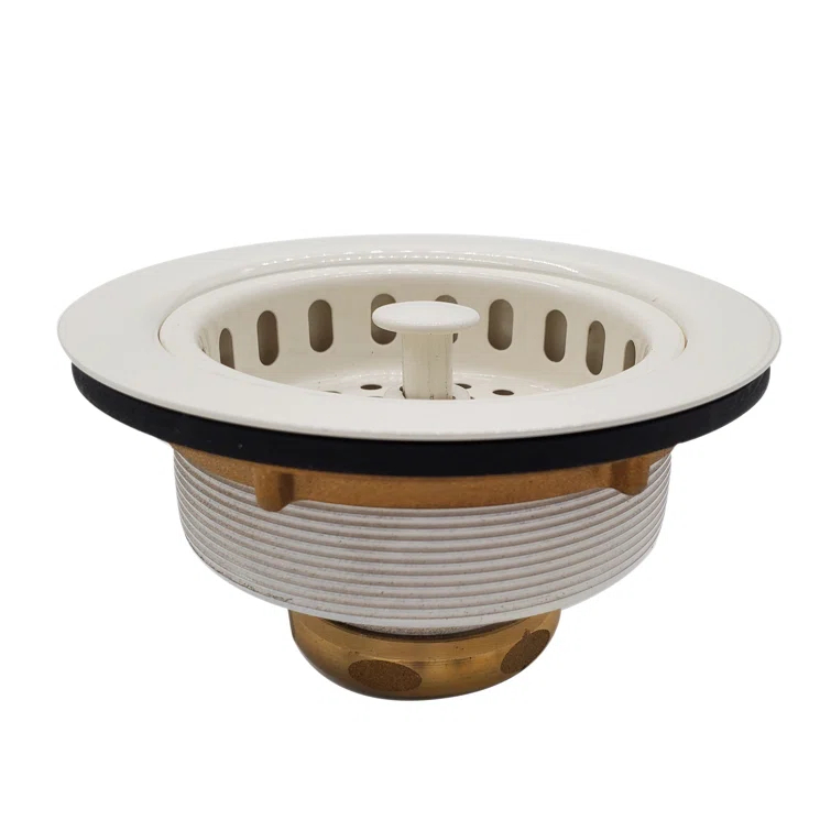 Solid Brass Style Kitchen Sink Basket Strainer