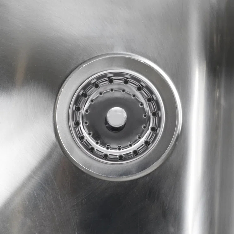 Stainless Steel Post Style Kitchen Sink Basket Drain Strainer