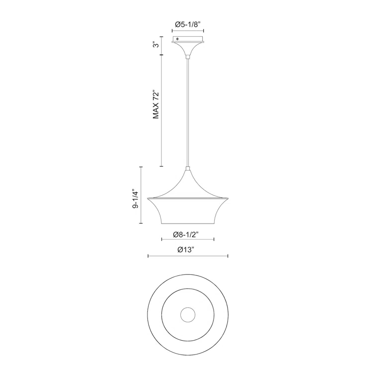 Alexia 1 - Light Single Pendant