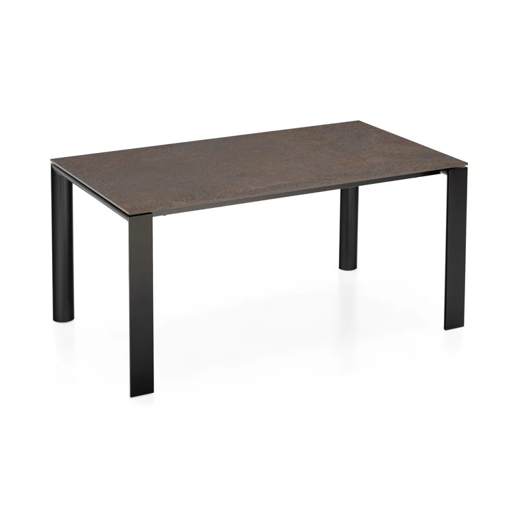 Dorian Extending Outdoor Dining Table with Metal Frame