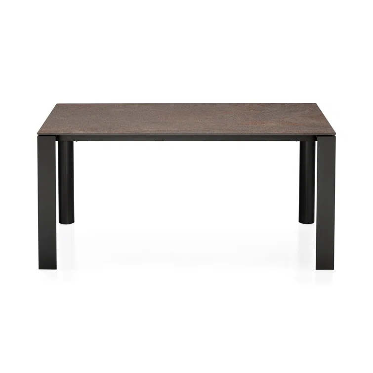 Dorian Extending Outdoor Dining Table with Metal Frame